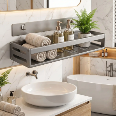 étagère murale pour salle de bain tout accessible
