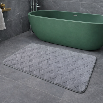grand tapis de salle de bain maintien fermement