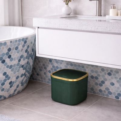 mini poubelle salle de bain praticité esthétique