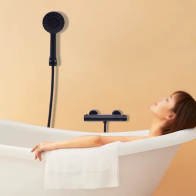 mitigeur de douche thermostatique design moderne