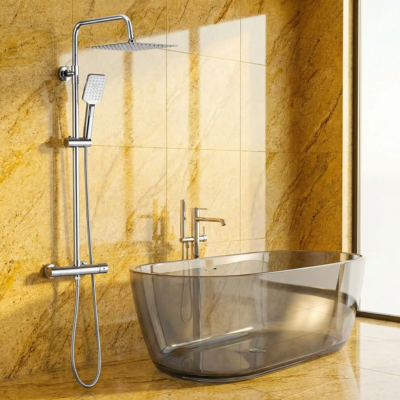 mitigeur thermostatique pour douche système sécurité intégrée