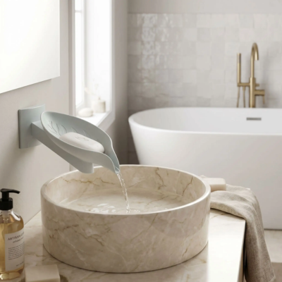 porte savon salle de bain éviter gaspillage
