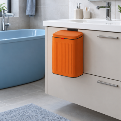 poubelle murale salle de bain anatole design compact 