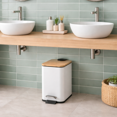 poubelle salle de bain bambou confort douceur