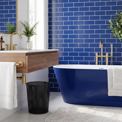 poubelle salle de bain noire theo présence discrète