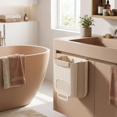 poubelle salle de bain suspendue ameline solution simple 