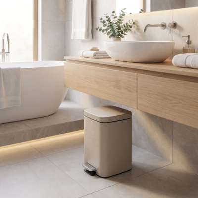 poubelles de salle de bains evan bonne silhouette raffinée