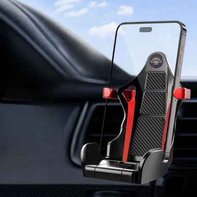 support téléphone voiture ventilation attire regard suscite