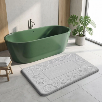 tapis de salle debain reste parfaitement place