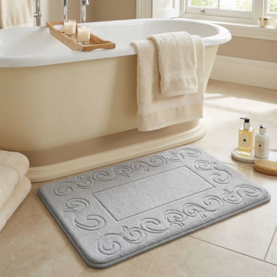 tapis de salle de bain véritable douceur