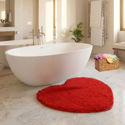 tapis salle de bain antidérapant reste éclatant